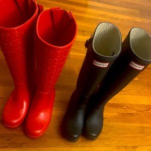 hunter🔵 coach 🔴 RAIN BOOTS